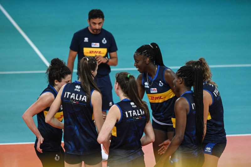 allenamento nazionale italiana seniores vollley lanciano