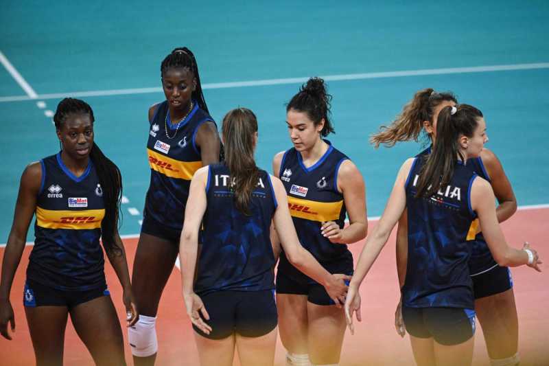 allenamento nazionale italiana seniores vollley lanciano