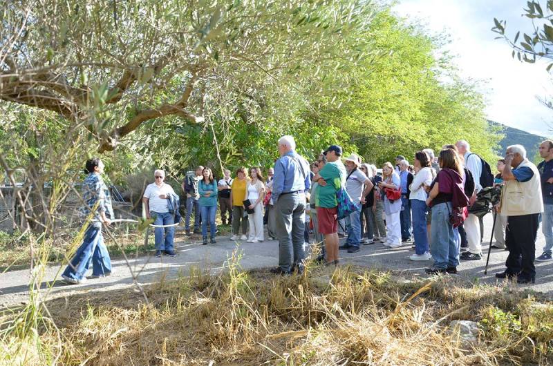 La partenza accanto al depuratore