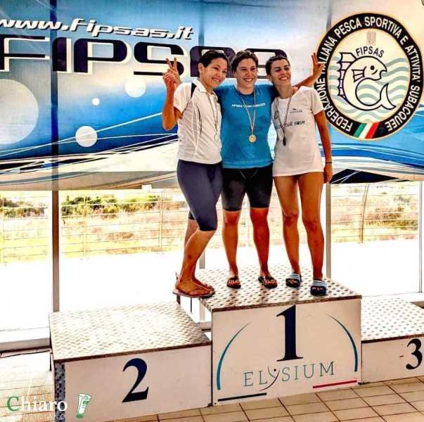 Campionato master nuoto pinnato