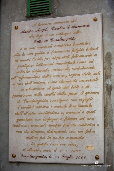Casalanguida - Presentato il 170° anniversario della Banda Musicale