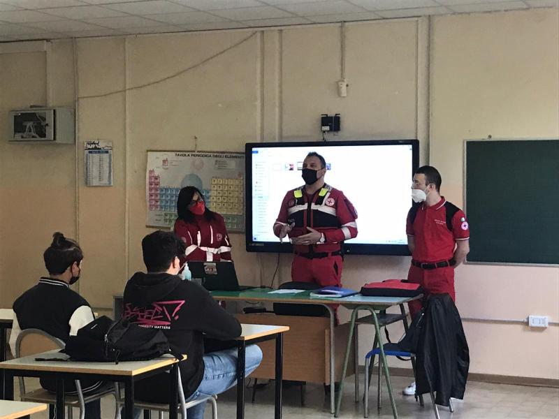 Casalbordino - Croce Rossa a scuola