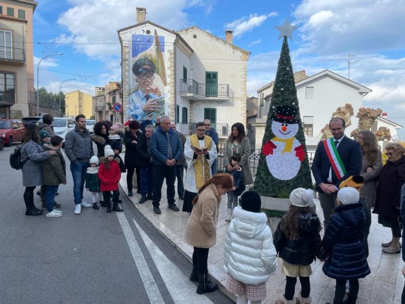 Decorazioni natalizie a Casalanguida