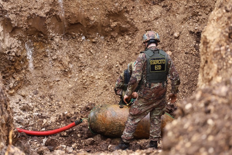 Disinnescata la bomba di Avezzano