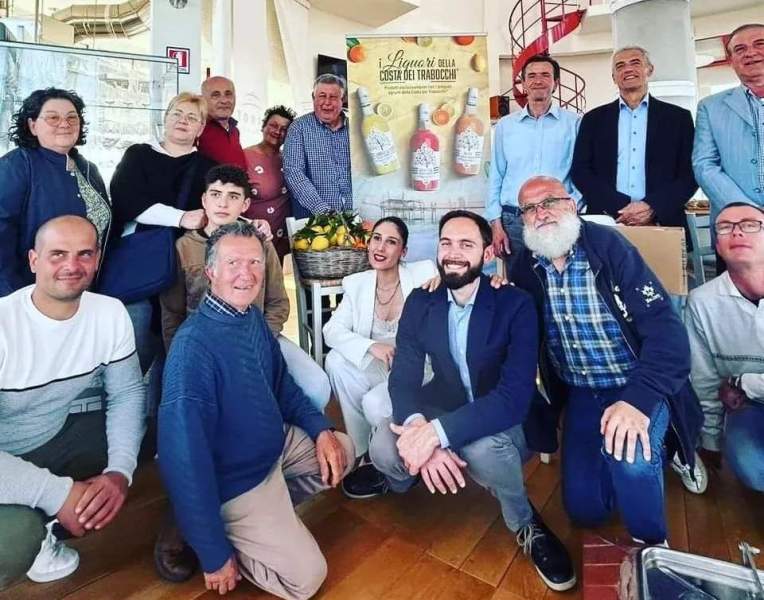 Una foto con  i produttori
