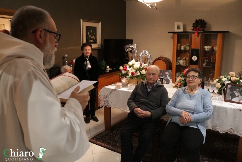 I 70 anni di matrimonio di Umberto e Rosa