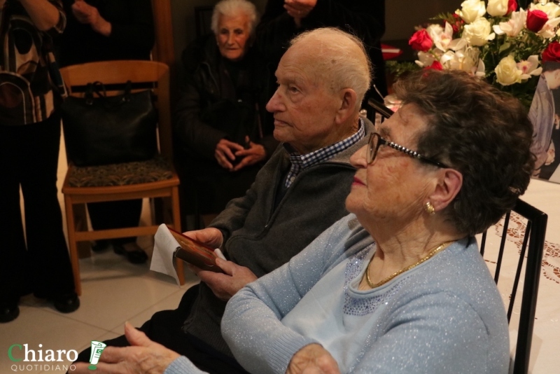 I 70 anni di matrimonio di Umberto e Rosa