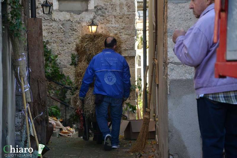 Presepe vivente Lentella, i preparativi