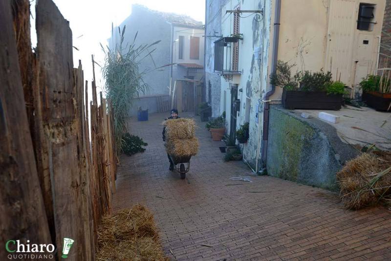 Presepe vivente Lentella, i preparativi