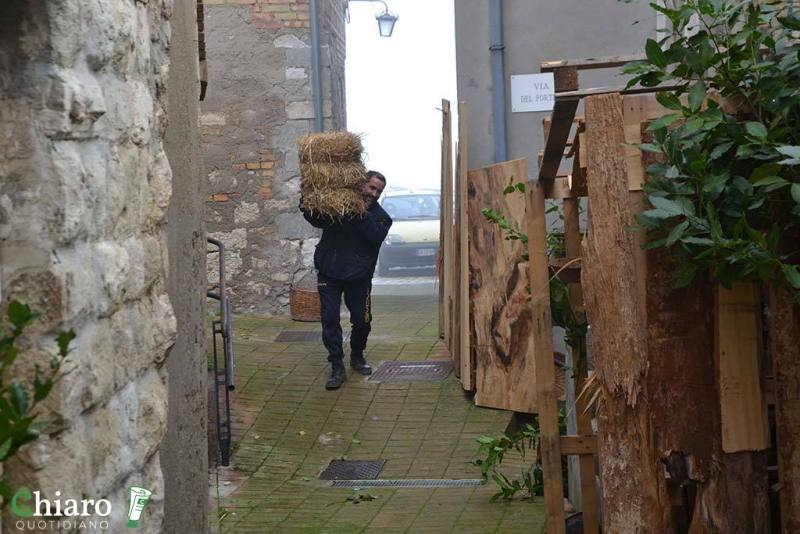 Presepe vivente Lentella, i preparativi