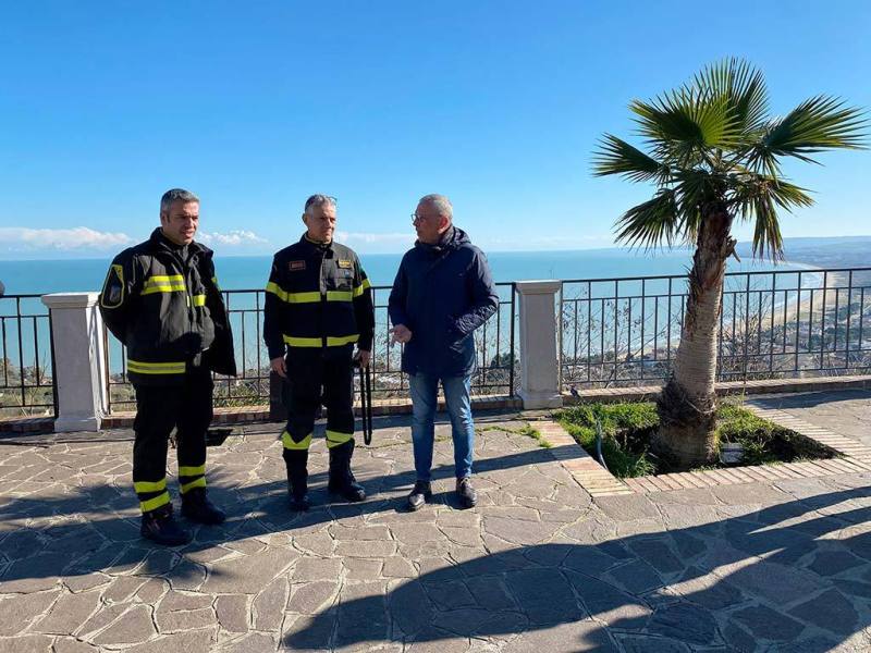 Balconata orientale di Vasto, dissesto