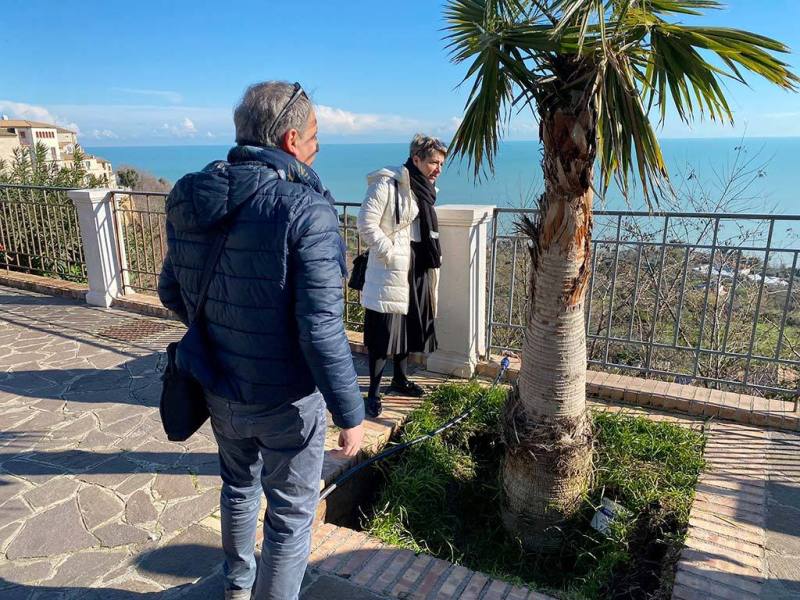 Balconata orientale di Vasto, dissesto