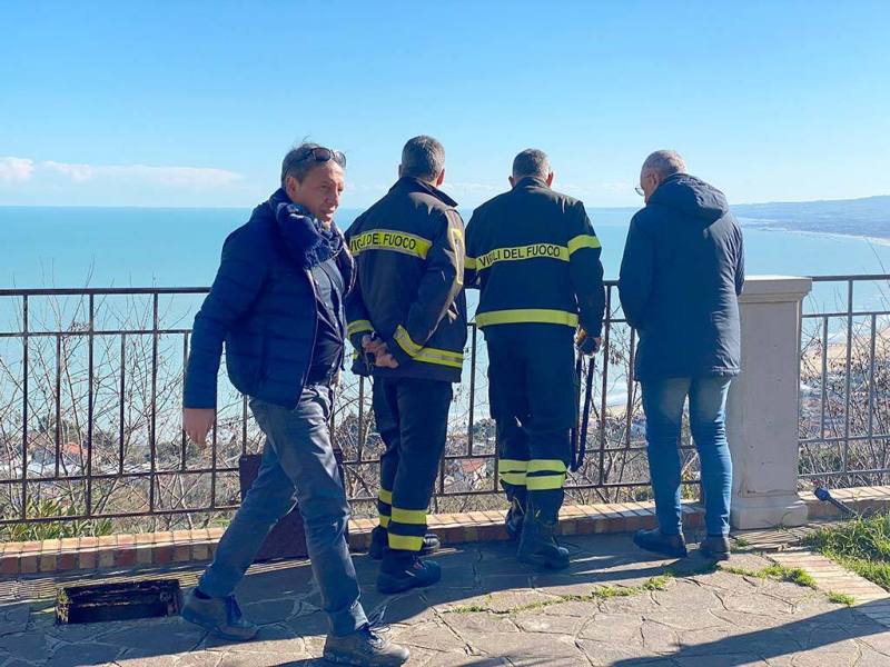 Balconata orientale di Vasto, dissesto