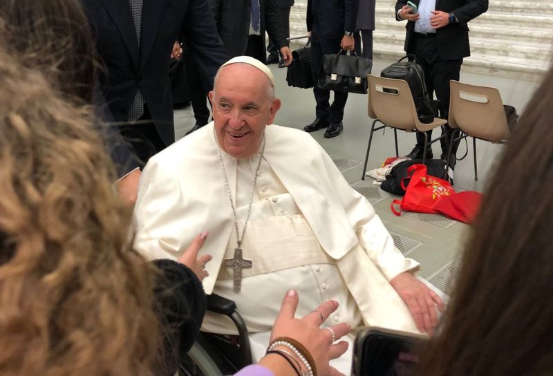 Il Pantini Pudente da Papa Francesco