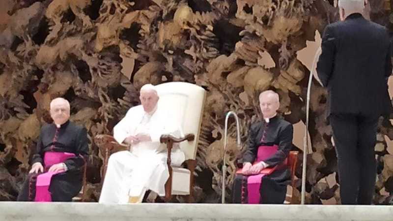 Il Pantini Pudente da Papa Francesco
