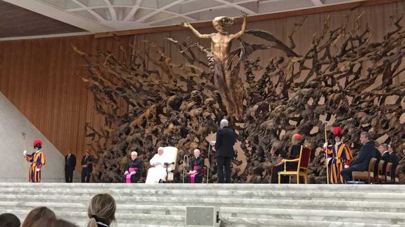 Il Pantini Pudente da Papa Francesco