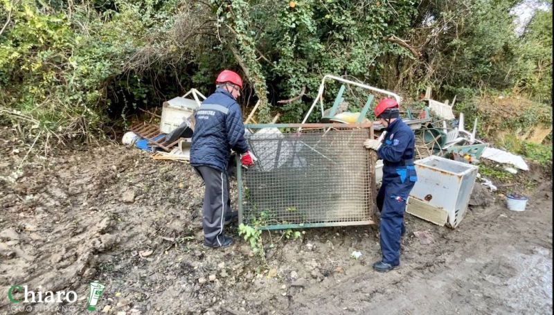 In corso lo sgombero dei terreni a Canale