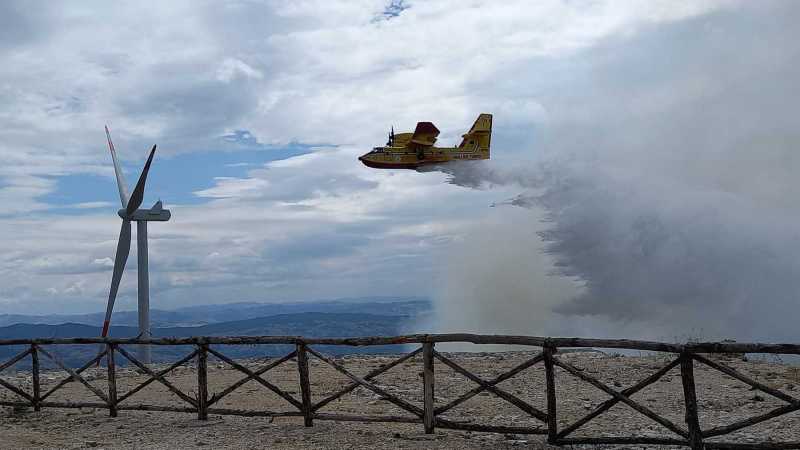 Incendio Castiglione Messer Marino - Schiavi di Abruazzo