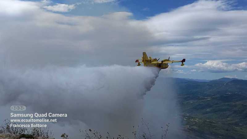 Incendio Castiglione Messer Marino - Schiavi di Abruazzo