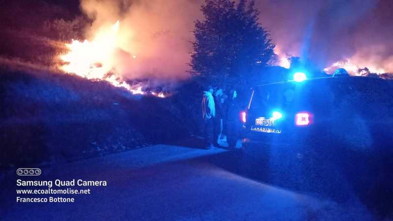 Incendio Castiglione Messer Marino - Schiavi di Abruazzo