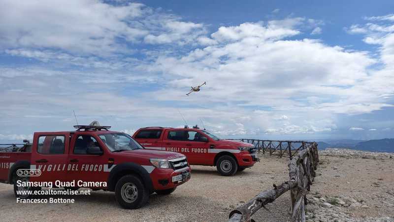 Incendio Castiglione Messer Marino - Schiavi di Abruazzo