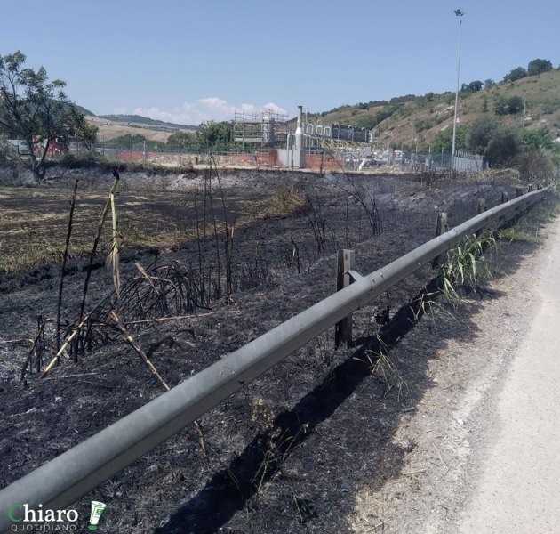 Incendio fondovalle Treste