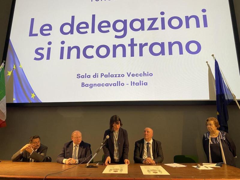 La delegazione di Pollutri a Bagnacavallo