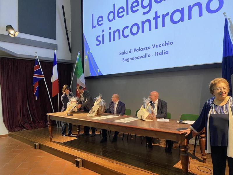 La delegazione di Pollutri a Bagnacavallo