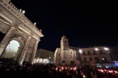 L'esecuzione a piè fermo in piazza Plebiscito