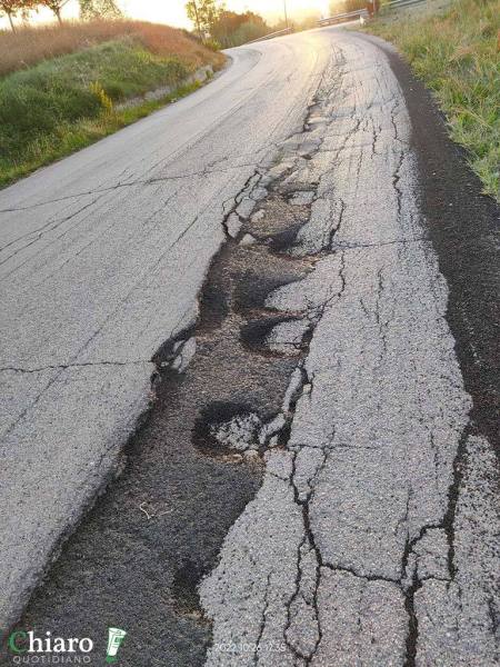 Provinciali disastrate a Gissi