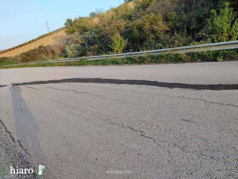 Provinciali disastrate a Gissi