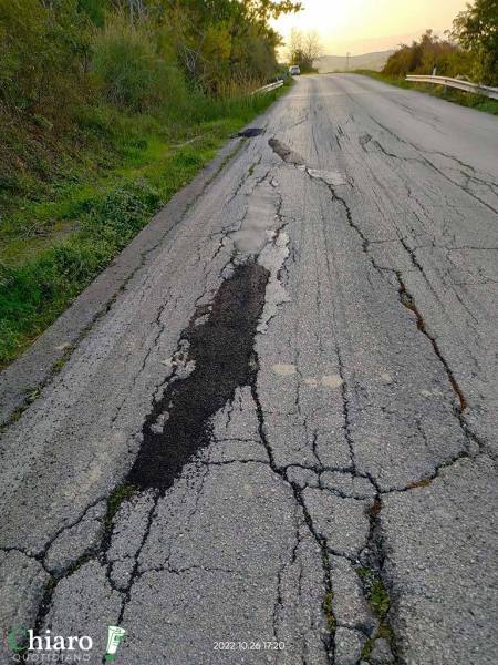 Provinciali disastrate a Gissi