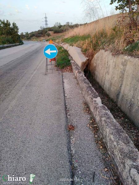 Provinciali disastrate a Gissi