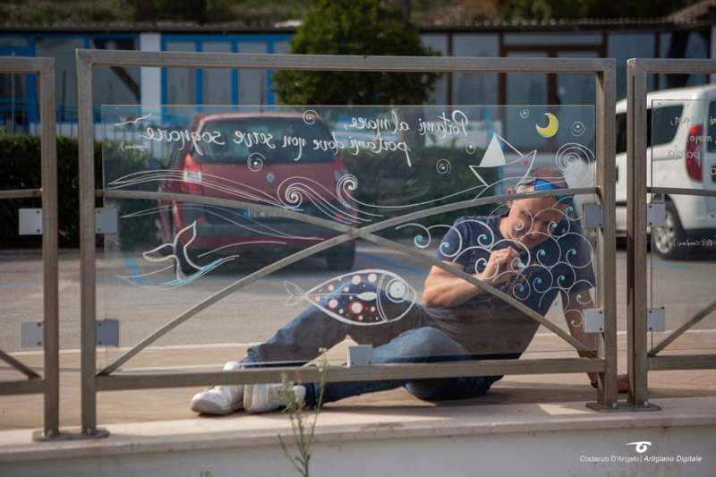 Le vetrate di Vasto Marina "prendono vita"