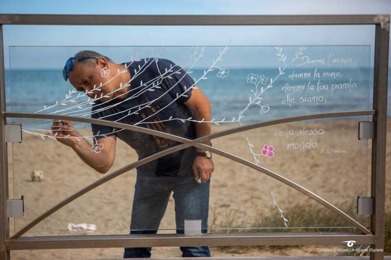 Le vetrate di Vasto Marina "prendono vita"