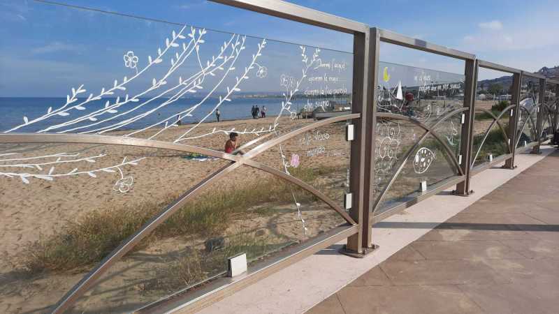 Le vetrate di Vasto Marina "prendono vita"