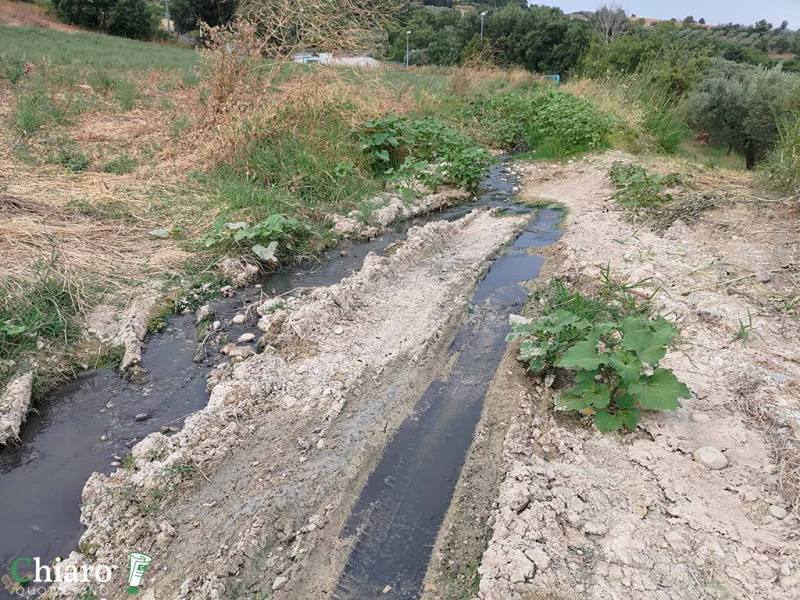 Fogna rotta a Lentella