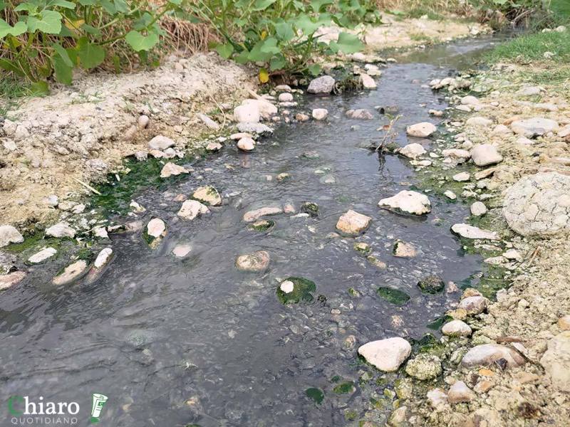 Fogna rotta a Lentella