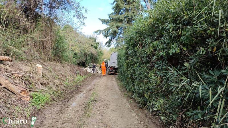 Sgomberi in località Canale