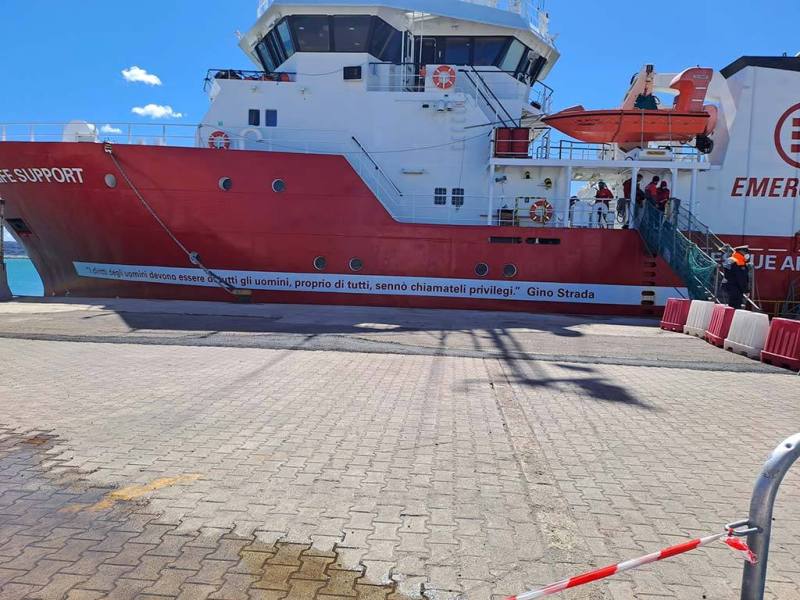 Nave Emergency a Ortona