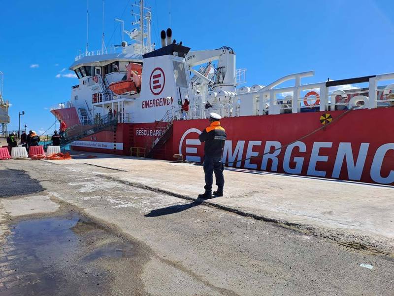 Nave Emergency a Ortona
