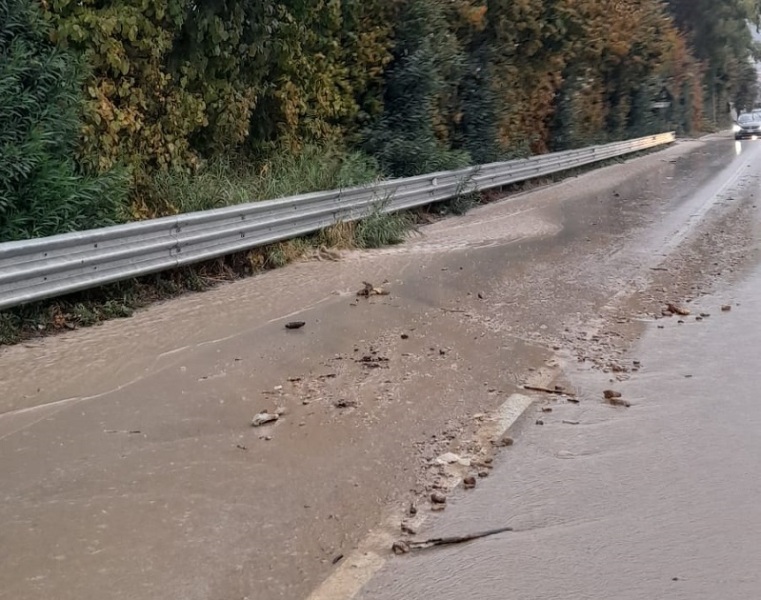 Fiumi di fango sulle strade di Vasto Marina