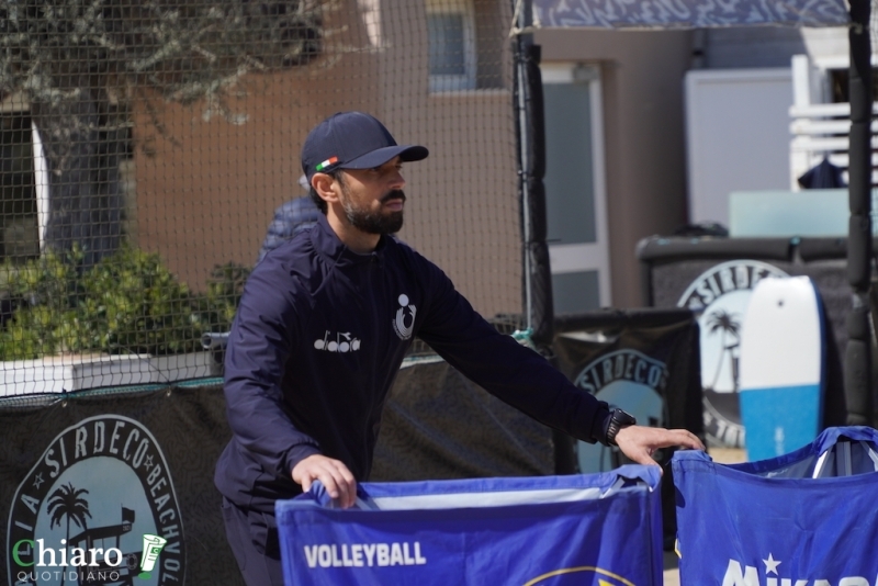 Pescara - Gli azzurri del beach volley in allenamento