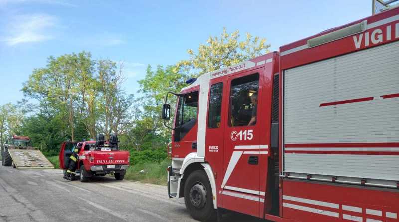 Castelguidone - Rifiuti a fuoco