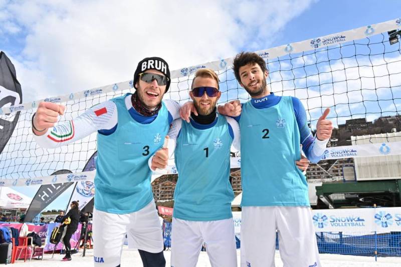 Snow volley a Prato Nevoso