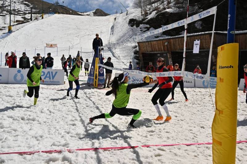 Snow volley a Prato Nevoso