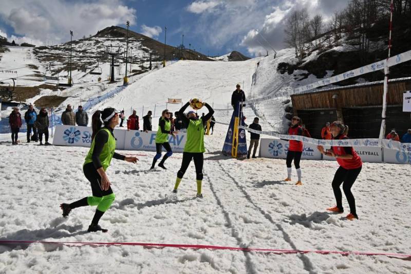 Snow volley a Prato Nevoso