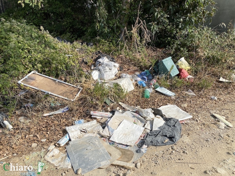 Discarica abusiva tra via San Rocco e via del Porto