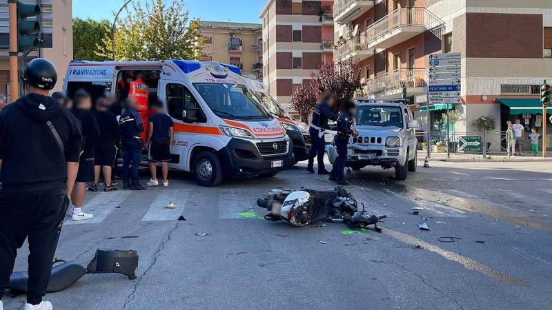 Incidente a Vasto, due feriti