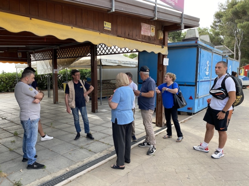 Vasto Marina - La protesta dei commercianti